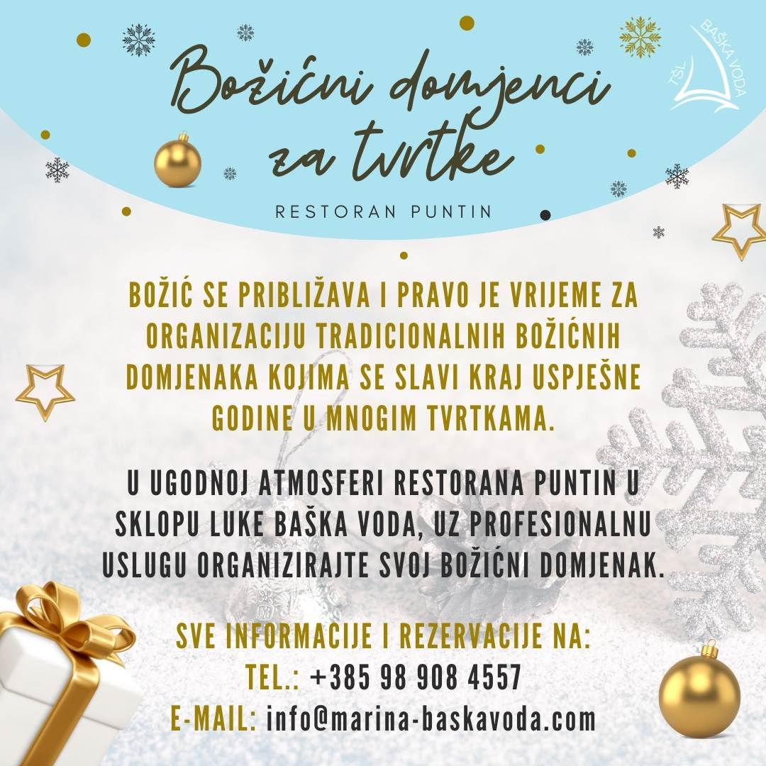 Božićni domjenci u restoranu Puntin